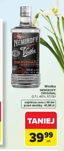 Carrefour Wódka Nemiroff oferta