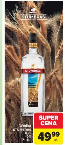 Carrefour Wódka Stumbras oferta
