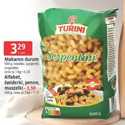 E.Leclerc Makaron durum 500g kolanka, spaghetti, serpentini oferta