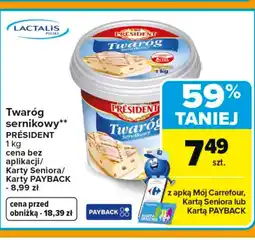 Carrefour Twaróg President oferta