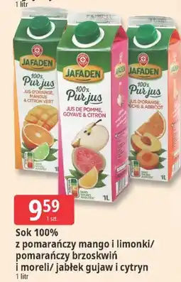 E.Leclerc Sok 100% z pomarańczy mango i limonki/pomarańczy brzoskwiń i moreli/jabłek gujaw i cytryn oferta