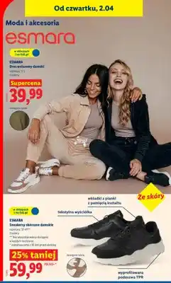 Lidl Sneakersy skórzane damskie oferta