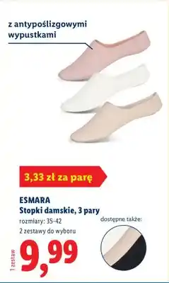 Lidl Stopki damskie, 3 pary oferta