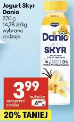 Delikatesy Centrum Jogurt Skyr Danio wybrane rodzaje oferta