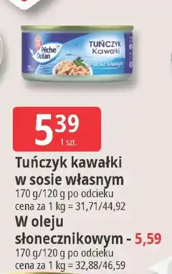 E.Leclerc Tuńczyk kawałki w oleju słonecznikowym oferta