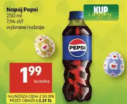 Delikatesy Centrum Napój Pepsi wybrane rodzaje oferta
