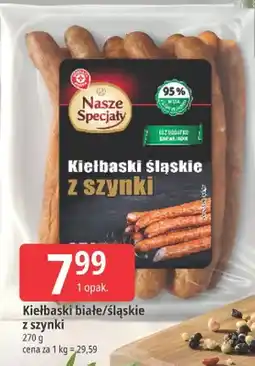 E.Leclerc Kiełbaski białe/śląskie z szynki oferta