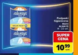 Carrefour Podpaski Always oferta