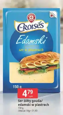 E.Leclerc Ser żółty gouda/edamski w plastrach oferta