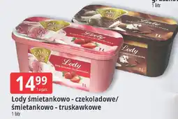 E.Leclerc Lody śmietankowo - czekoladowe/śmietankowo - truskawkowe oferta