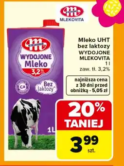 Carrefour Mleko bez laktozy Mlekovita oferta