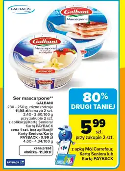 Carrefour Mascarpone Galbani oferta