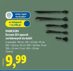 Lidl Zestaw 251 opasek zaciskowych do kabli oferta