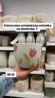 Pepco Osłonka ceramiczna na doniczkę oferta