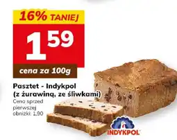 Hitpol Pasztet Indykpol (z żurawiną, ze śliwkami) oferta
