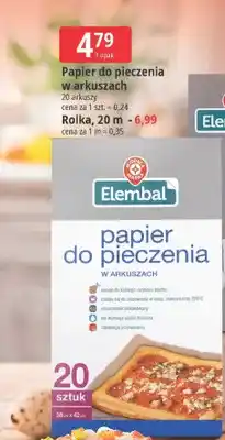 E.Leclerc Papier do pieczenia w arkuszach oferta
