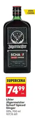 Biedronka Likier Scharf Spiced Ginger oferta