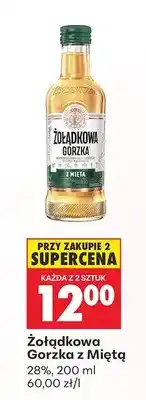 Biedronka Wódka Żołądkowa Gorzka z Miętą oferta