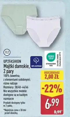 ALDI Majtki damskie, 2 pary oferta