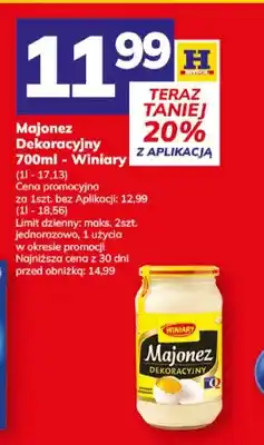 Hitpol Majonez Dekoracyjny 700ml Winiary oferta