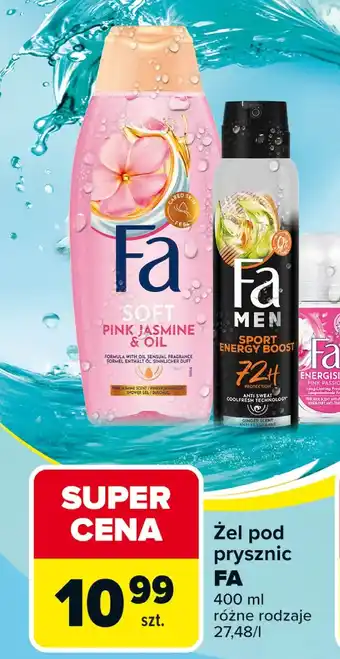 Carrefour Żel pod prysznic Fa oferta