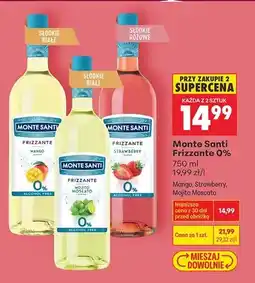 Biedronka Napój bezalkoholowy musujący Frizzante 0% Mango, Strawberry, Mojito Moscato oferta
