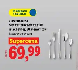 Lidl Zestaw sztućców ze stali szlachetnej, 30 elementów oferta