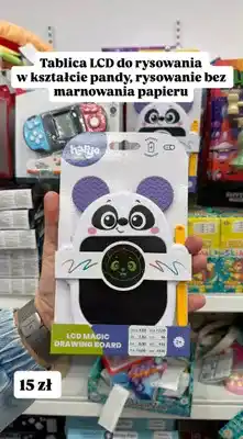 Pepco Tablica LCD do rysowania w kształcie pandy oferta