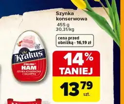 Carrefour Szynka Krakus oferta