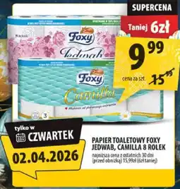 Arhelan Papier toaletowy Foxy Jedwab, Camilla 8 rolek oferta