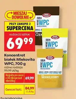 Biedronka Koncentrat białek WPC, różne rodzaje oferta