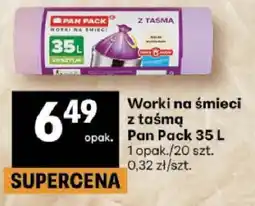 Delikatesy Centrum Worki na śmieci z taśmą oferta