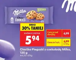 Biedronka Ciastka pieguski z czekoladą oferta