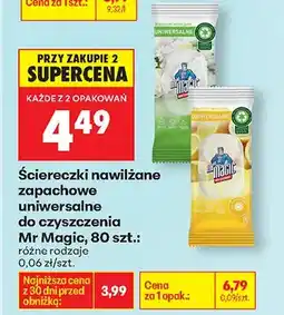 Biedronka Ściereczki nawilżane zapachowe uniwersalne do czyszczenia, różne rodzaje oferta