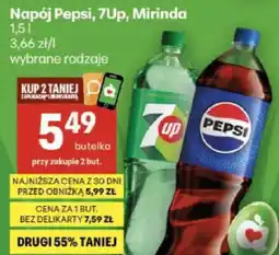 Delikatesy Centrum Napój Pepsi, 7Up, Mirinda oferta
