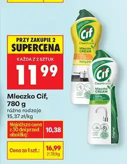 Biedronka Mleczko do czyszczenia, różne rodzaje oferta