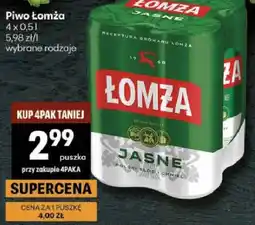 Delikatesy Centrum Piwo Łomża jasne oferta
