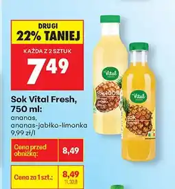 Biedronka Sok ananasowy oferta