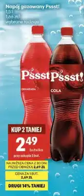 Delikatesy Centrum Napój gazowany Pssst! cola oferta