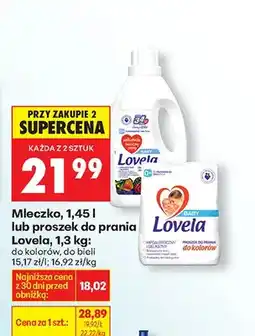 Biedronka Mleczko do kolorów, do bieli oferta