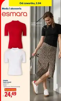 Lidl Sweter damski oferta