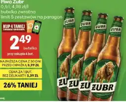 Delikatesy Centrum Piwo Żubr oferta