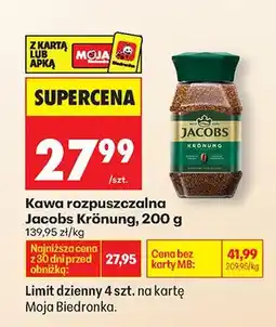 Biedronka Kawa rozpuszczalna Krönung oferta