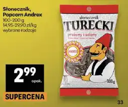 Delikatesy Centrum Słonecznik, Popcorn Andrex wybrane rodzaje oferta