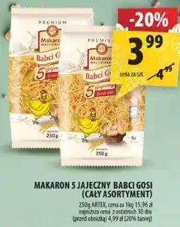 Arhelan Makaron 5 jajeczny Babci Gosi (cały asortyment) oferta