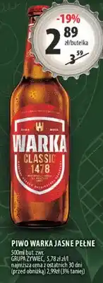 Arhelan Piwo Warka Jasne Pełne oferta