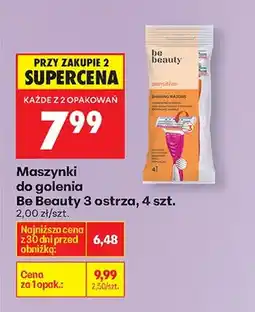 Biedronka Maszynki do golenia 3 ostrza oferta