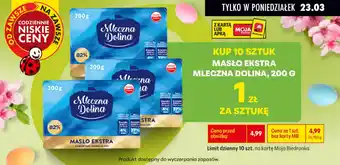 Biedronka Masło ekstra mleczna dolina oferta