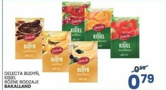 Wafelek Delecta Budyń, Kisiel oferta
