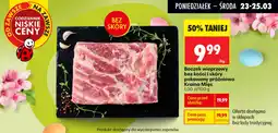 Biedronka Boczek wieprzowy bez kości i skóry pakowany próżniowo Kraina Mięs oferta
